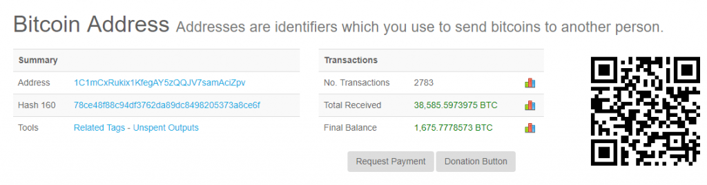 bitcoin address explorer