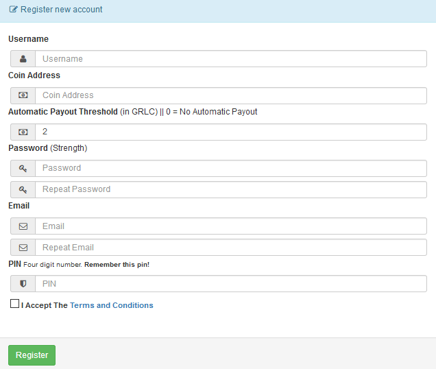 vba pool registration