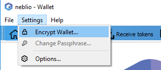encrypt core wallet
