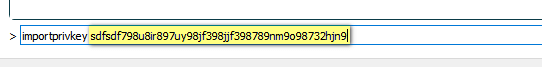 importing wallet private keys