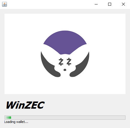 WinZEC wallet loading