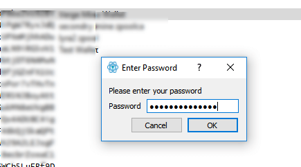 electrum wallet password