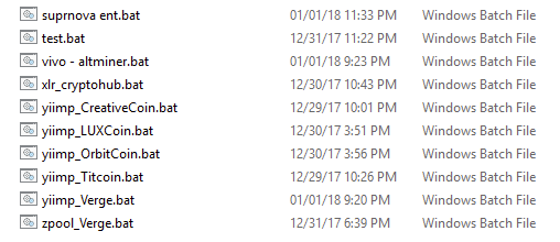 ccminer batch files