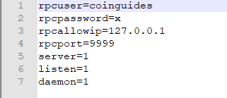 Solo mining configuration