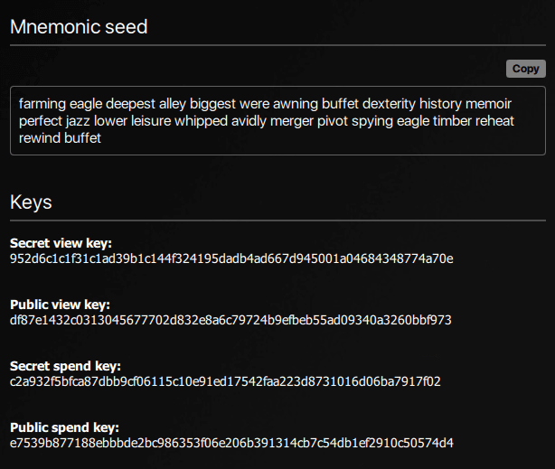 Backup Monero GUI wallet