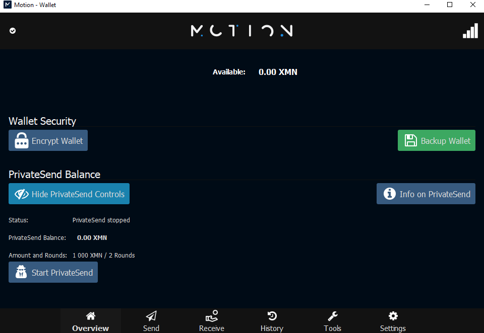 Motion wallet