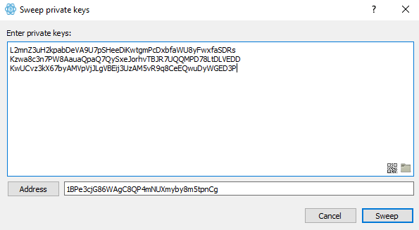 electrum ltc standard vs import addresses and private keys