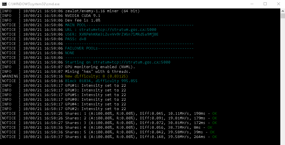 Mining XDNA and HEX