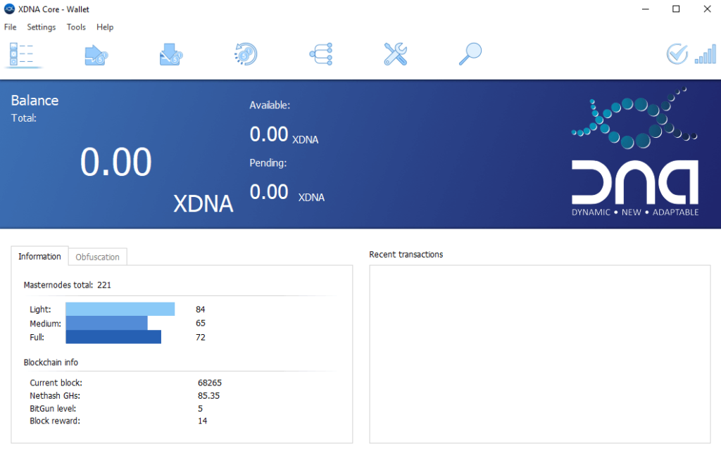 XDNA wallet