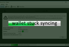 Wallet stuck syncing