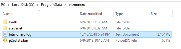 bitmonero.log error file