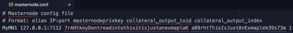 masternode.conf file