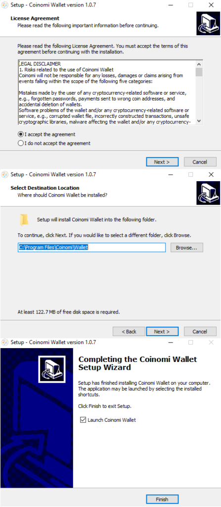 Coinomi wallet installation