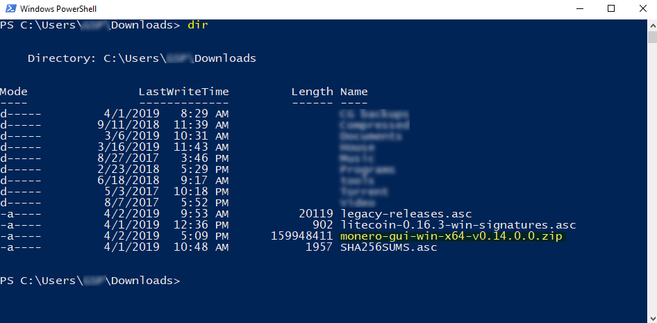 verify checksum