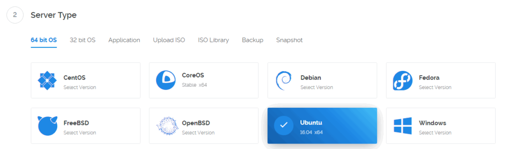 Vultr Ubuntu server