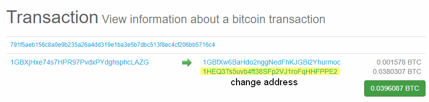 does my bitcoin address change