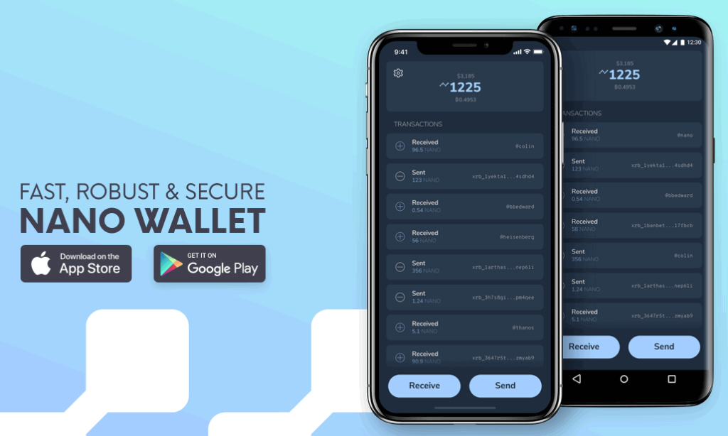 Natrium mobile wallet