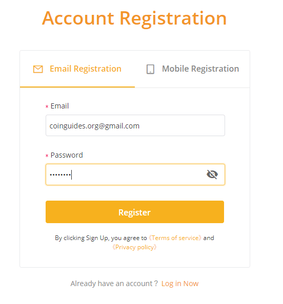 Bybit registration