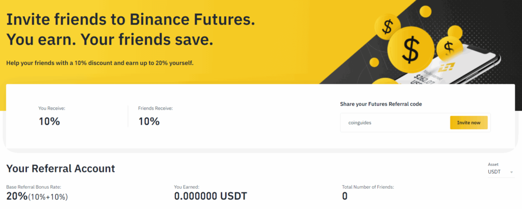 Binance futures referral account