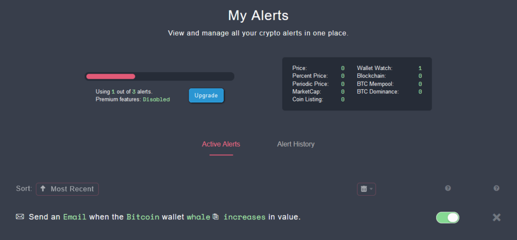 How To Get Email Alerts On Bitcoin Transactions Monitor Any Btc Address