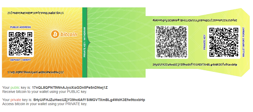 paper wallet qr code