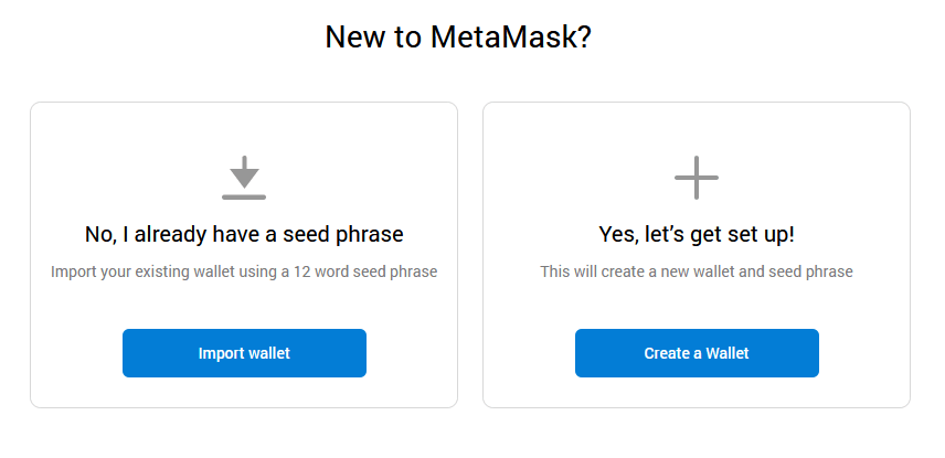 create meta mask wallet