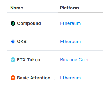 binance chain token