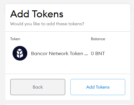 adding ecr20 tokens to metamask