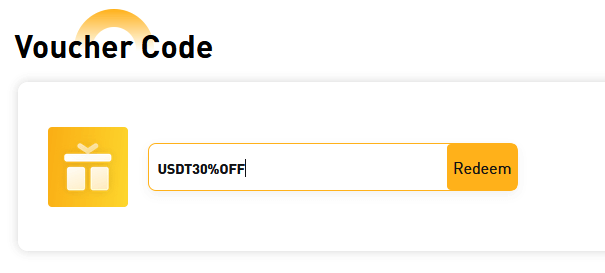 usdt 30% offer