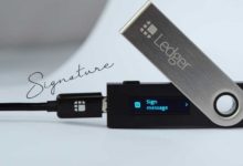 ledger sign message