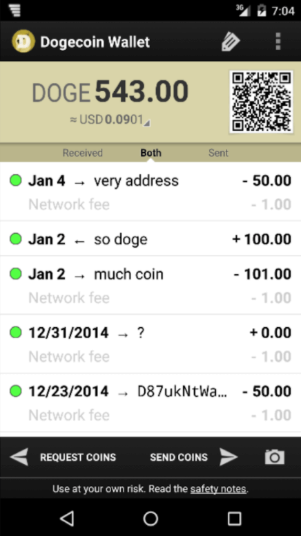 doge mobile wallet