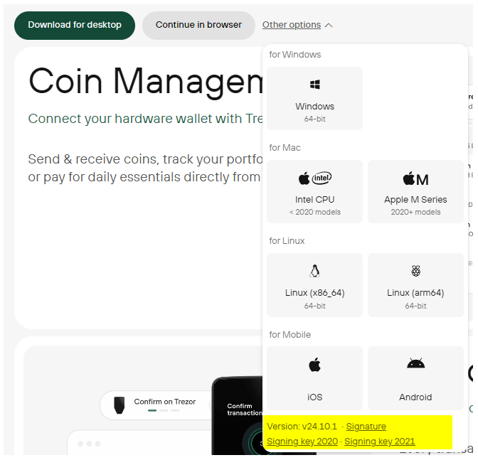 satoshi labs signature key