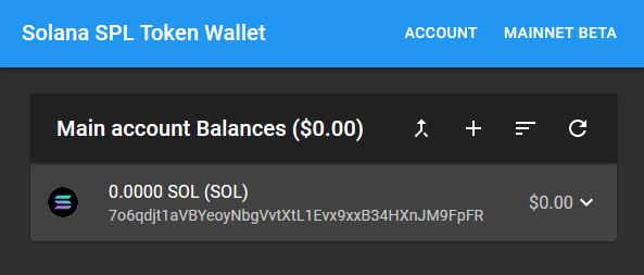 custom spl token wallet