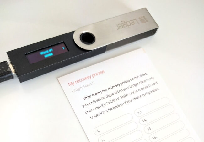 ledger nano backup