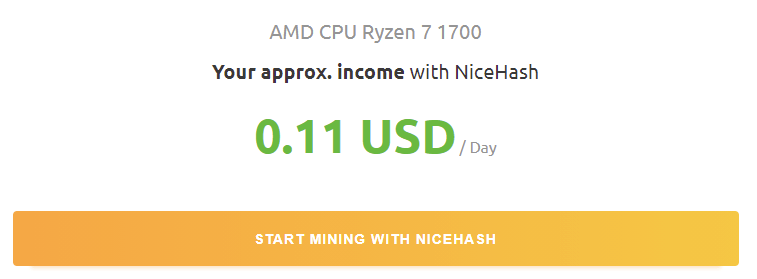 cpu mine profits