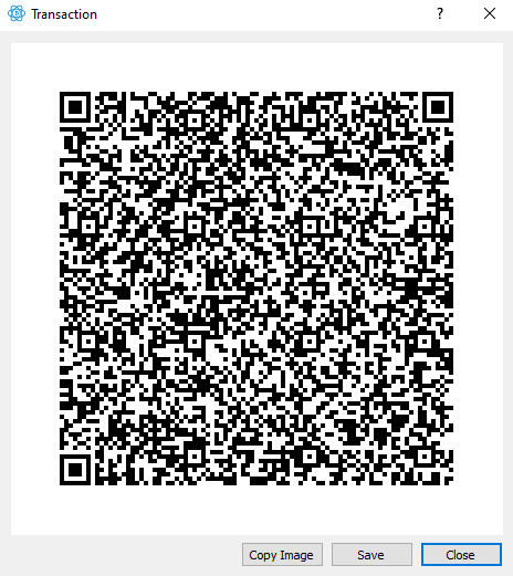 qr code electrum transaction