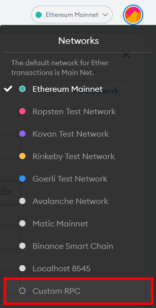 custom rpc network