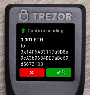 can i use a trezor address in metamask