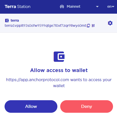 terra dapp access