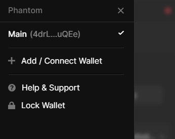 add connect wallet