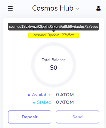 cosmos atom address