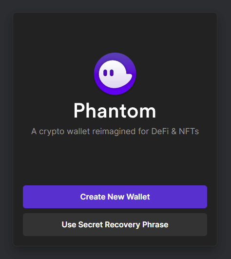 new phantom wallet