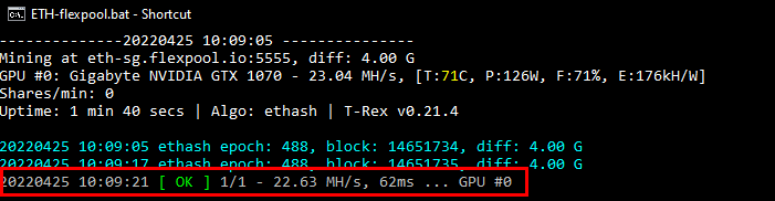 eth hashrate