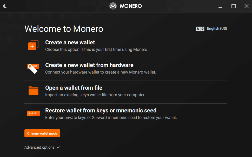 create monero gui