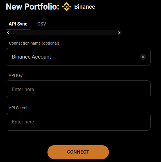 track binance portfolio