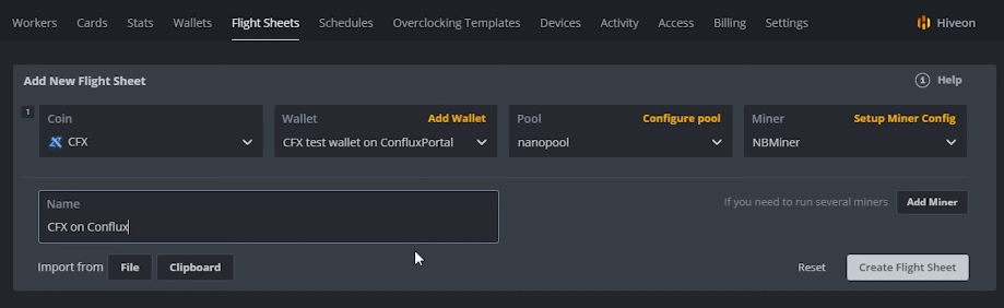 conflux mining calculator