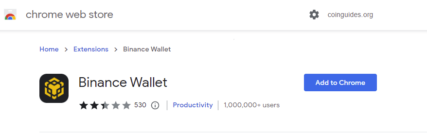 binance wallet extension