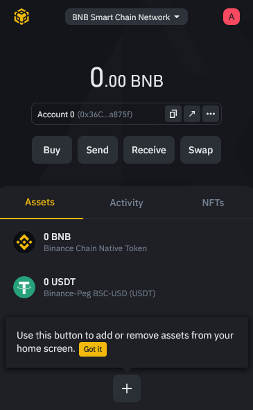 bnb chain wallet