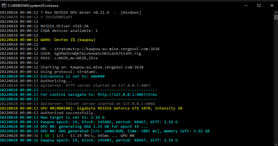 Mining Neox with old cards : r/Neoxa