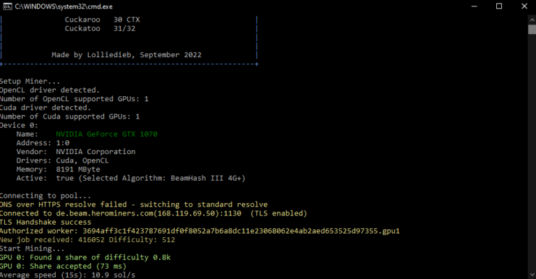 How To Mine Beam - Mining Beamhash Algo With Nvidia & Amd